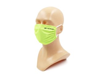 Neon microfiber face mask