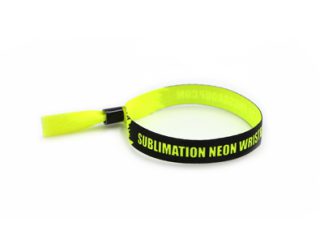 Polyester neon wristband