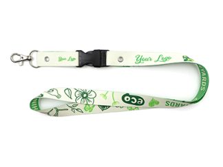 Vegan leather lanyard with hook and connector