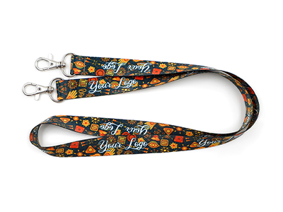 Polyester double hook lanyard - AMGS Group