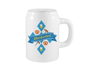 Personalised beer mug